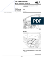 Sealing and Soundproofing 2009-2015 Renault Fluence