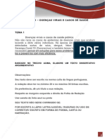 Redao 01 Doenas Virais e Casos de Sade Pblica