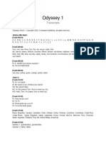 Odyssey 1 - Final Test | PDF