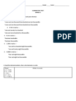 Grade 5 Summative Math Test