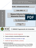 Práctica 05-Repaso Esfuerzo Cortante y Momento Flector en Vigas