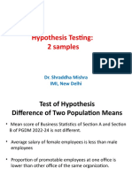 Hypothesis-Test - 2 Samples