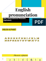 English Pronunciation: IPA (International Phonetic Alphabet)