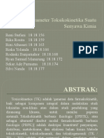 Penentuan Parameter Toksikokinetika Suatu Senyawa Kimia