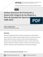 Politica Nacional de