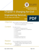 Module 2-Chapter 5 Charging For Civil Engineering Services
