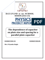 Project On Capacitor