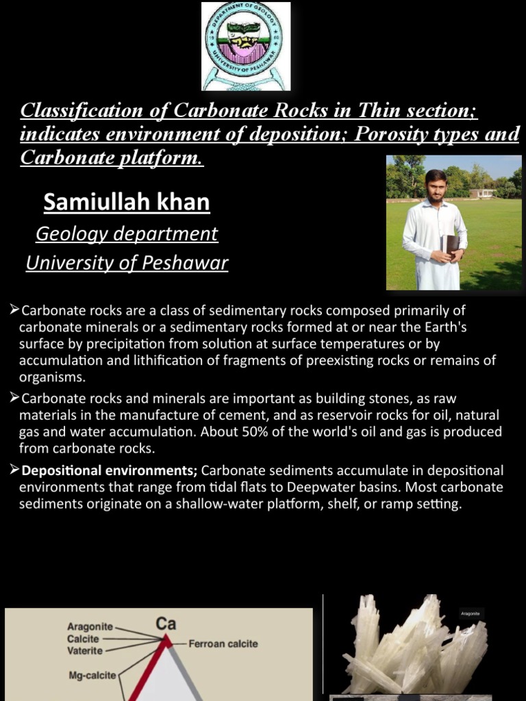 Carbonate Rock Classification and Porosity | PDF | Limestone ...