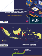 Prof. Dr. Veni Hadju, M.SC., PH.D - Peran Surveilans Gizi Melalui E-PPBGM Dalam Percepatan Penurunan Stunting Di Wilayah Sulawesi