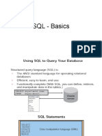 SQL - Basics