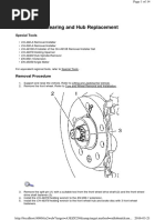 Subaru Wheel Bearing Installation Guide | PDF | Screw | Nut (Hardware)