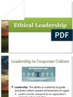 Week 10 Ethical Leadership