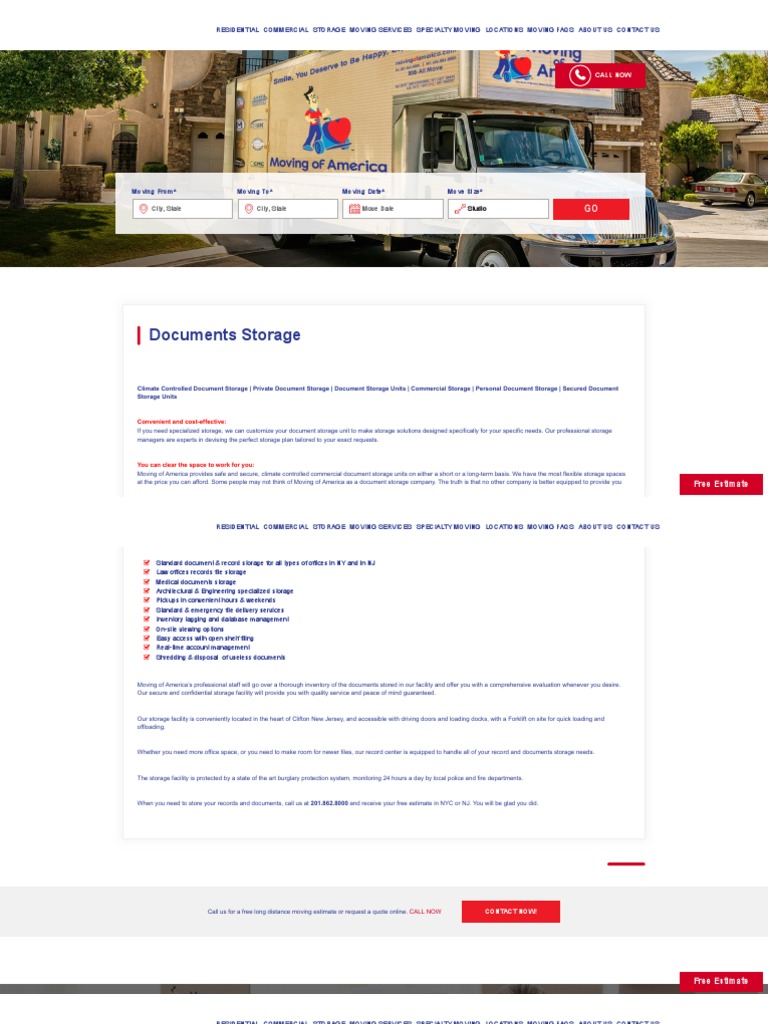 Document Storage Service in New Jersey | PDF | Computing