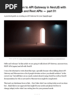 An Introduction To API Gateway in NestJS With Microservices and Rest APIs - Part 01 - by Marcos Henrique Da Silva - Medium