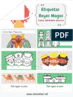 Etiquetas Reyes Magos