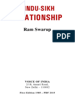 Hindu-Sikh Relationship (Ram Swarup)