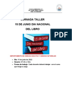 Jornada Taller Dia Del Libro Escuela Municipal #2