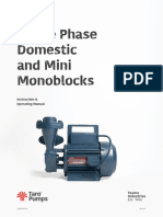 Ommm001a Single Phase Domestic and Mini Monoblocks