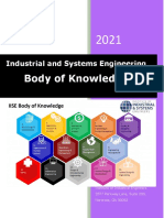 Industrial and Systems Engineering Body of Knowledge 2021