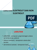 Elektrolit vs Non Elektrolit