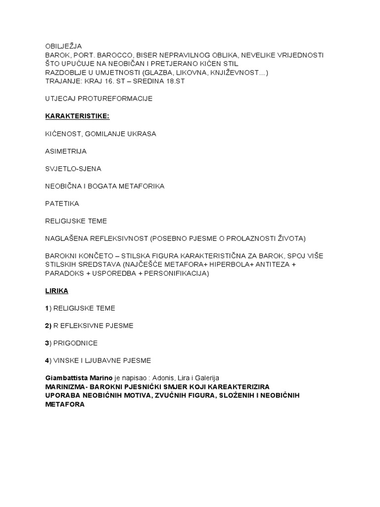 OBILJEŽJA | PDF