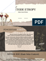 Metode Etropy