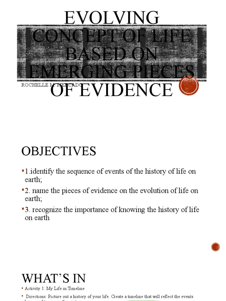 Evolving Concepts of Life Evidence | PDF | Cell (Biology) | Life