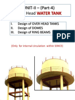 Design of Overhead Water Tanks