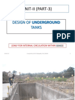 UNIT-II - (Part-3) - UNDERGROUND TANKS