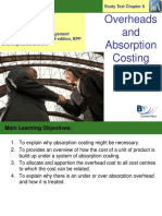 Chapter 6 - Overhead & Absorption Costing