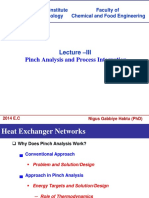 Lecture-III Basics of Pinch Analysis - 2