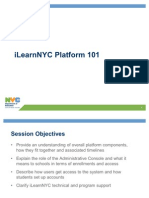 iLearnNYC Platform Overview August 2011