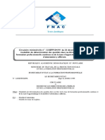 Circulaire Ministerielle 12 Sefp SM 99