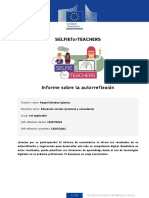 Informe de autorreflexión digital para profesores