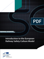 Introduction To The European Railway Safety Culture Model