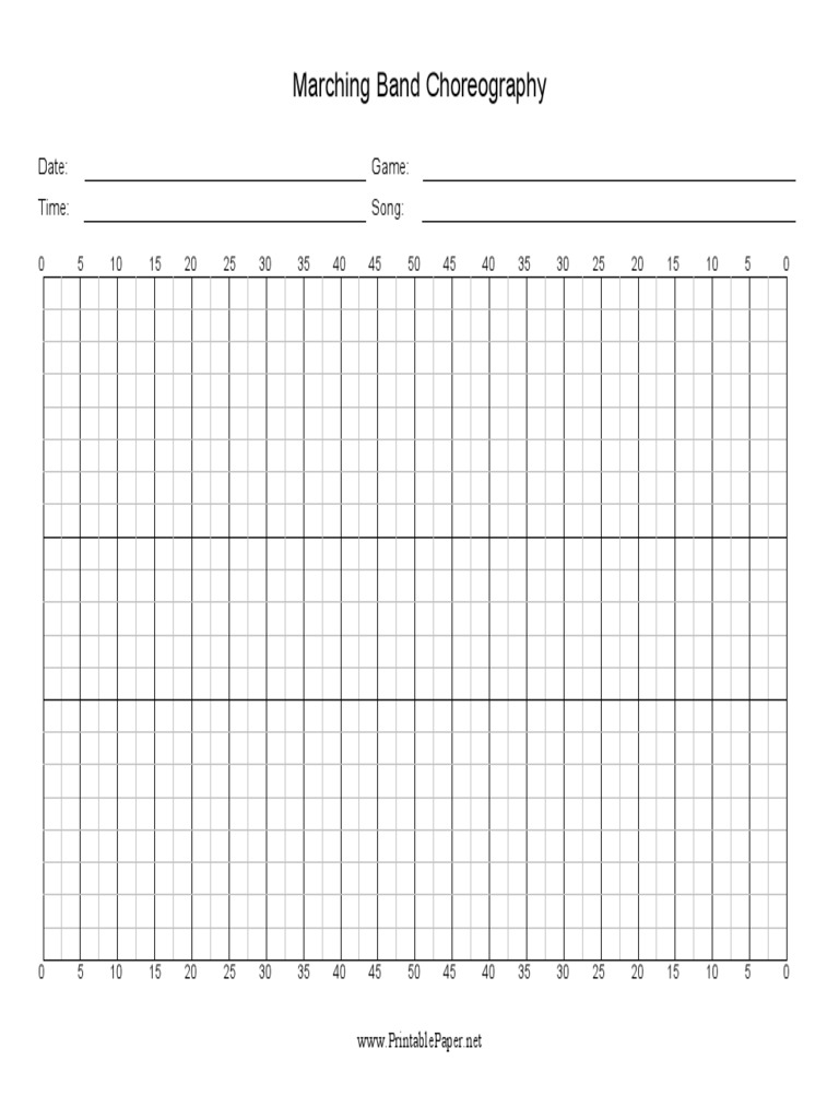 Marching Band Choreography PDF