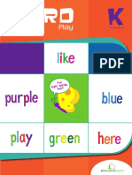 Kindergarten - Word Play Workbook