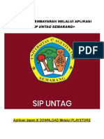 Tata Cara Pembayaran Melalui Aplikasi SIP Untag Semarang