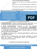 Nocões de Macroeconomia - I I