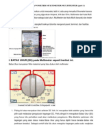 Cara Menggunakan Avometer Multi Meter Multi Tester