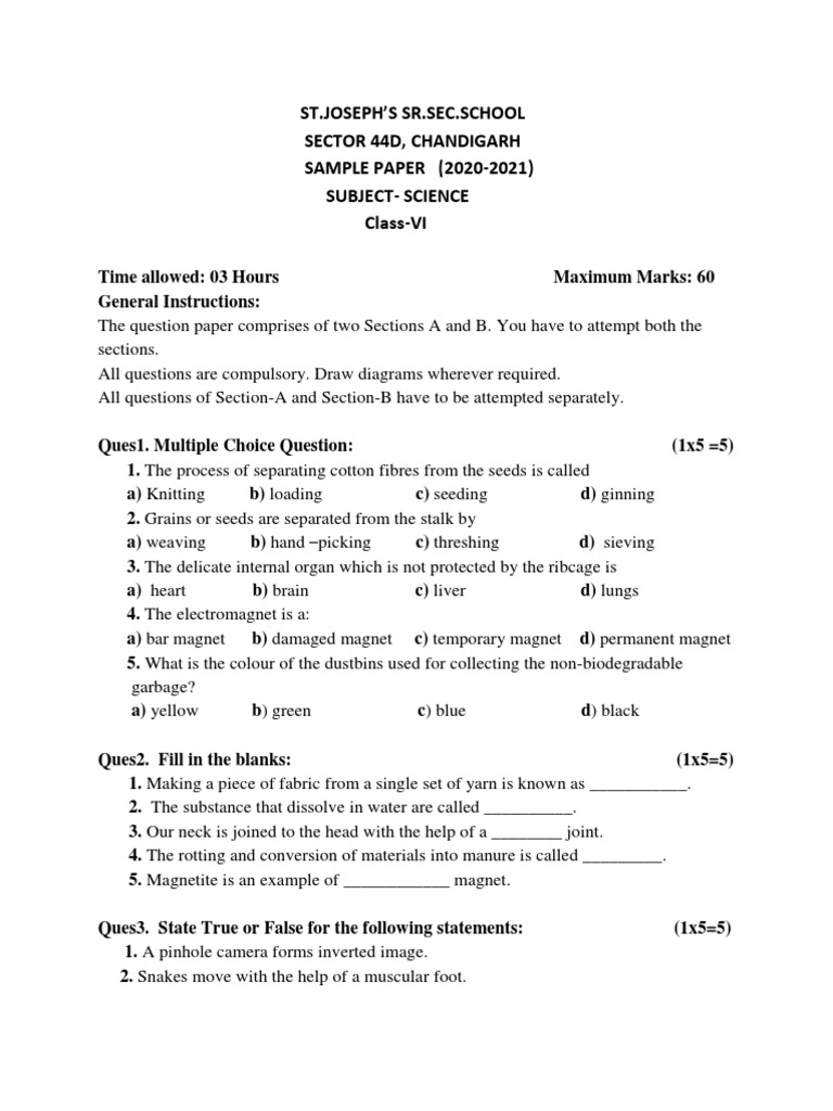 Circular 20210304084617 Sample Paper Class 6 Science Anita PDF