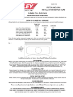 Subaru Manley - Piston and Ring Installation