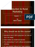 Session I - Rural Marketing