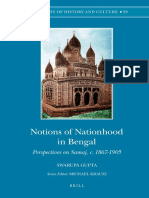 (Philosophy of History and Culture 29) Swarupa Gupta - Notions of Nationhood in Bengal - Perspectives On Samaj, C. 1867-1905 (Philosophy of History and Culture) - Brill (2009)