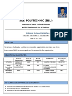 Suman Kumar Mandal's Resume from Silli Polytechnic