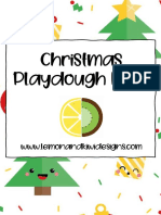 Christmas Playdough Mats