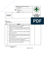 Daftar Tilik KEPUASAN PELANGGAN