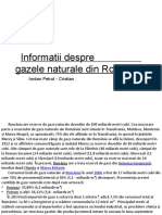 Informatii Despre Gazele Naturale Din Romania (Tehnologie)