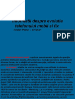 Informatii Despre Evolutia Telefonului Mobil Si Fix