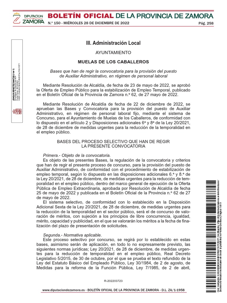 Muelas de Los CAballeros PDF Gobierno Justicia